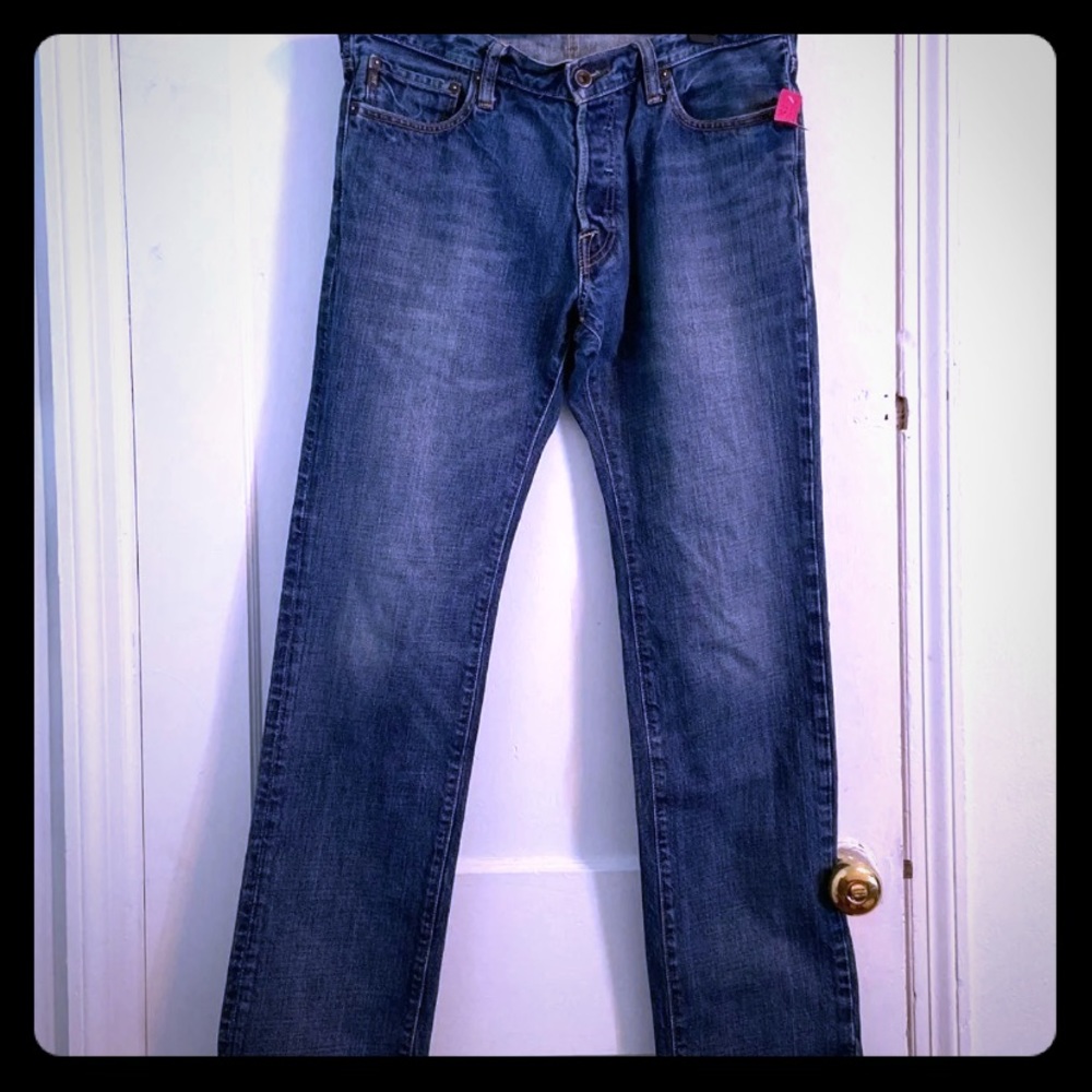 Abercrombie & Fitch button fly jeans 32wX34L